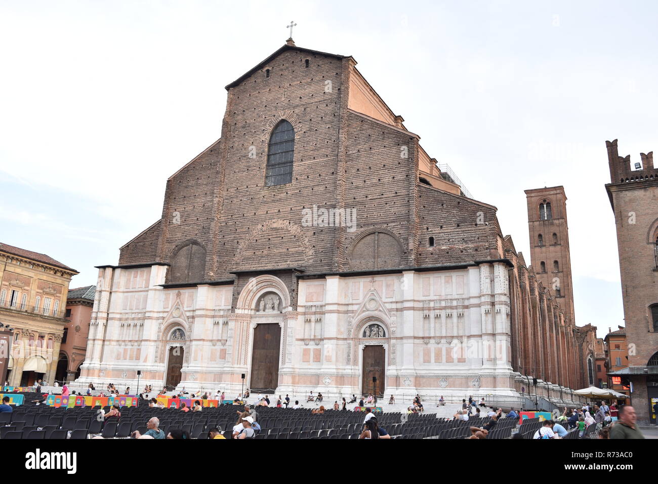 L'église de San Petronio Banque D'Images