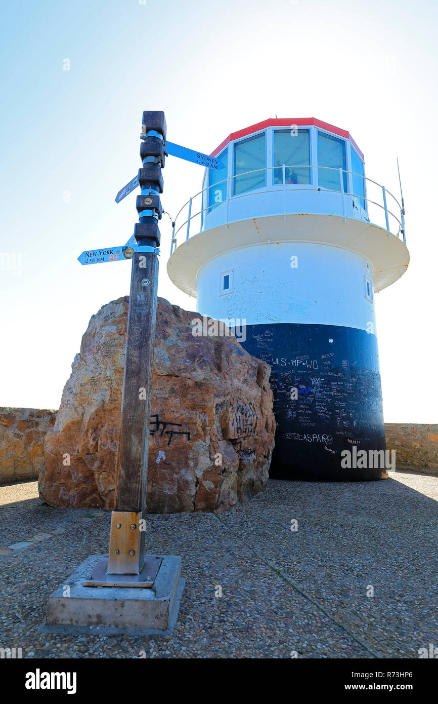 Phare, cap de Bonne Espérance, Western Cape, Afrique du Sud, l'Afrique Banque D'Images