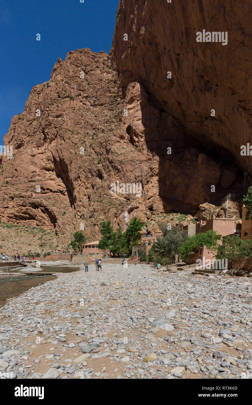 La vallée de Todra, Maroc Banque D'Images