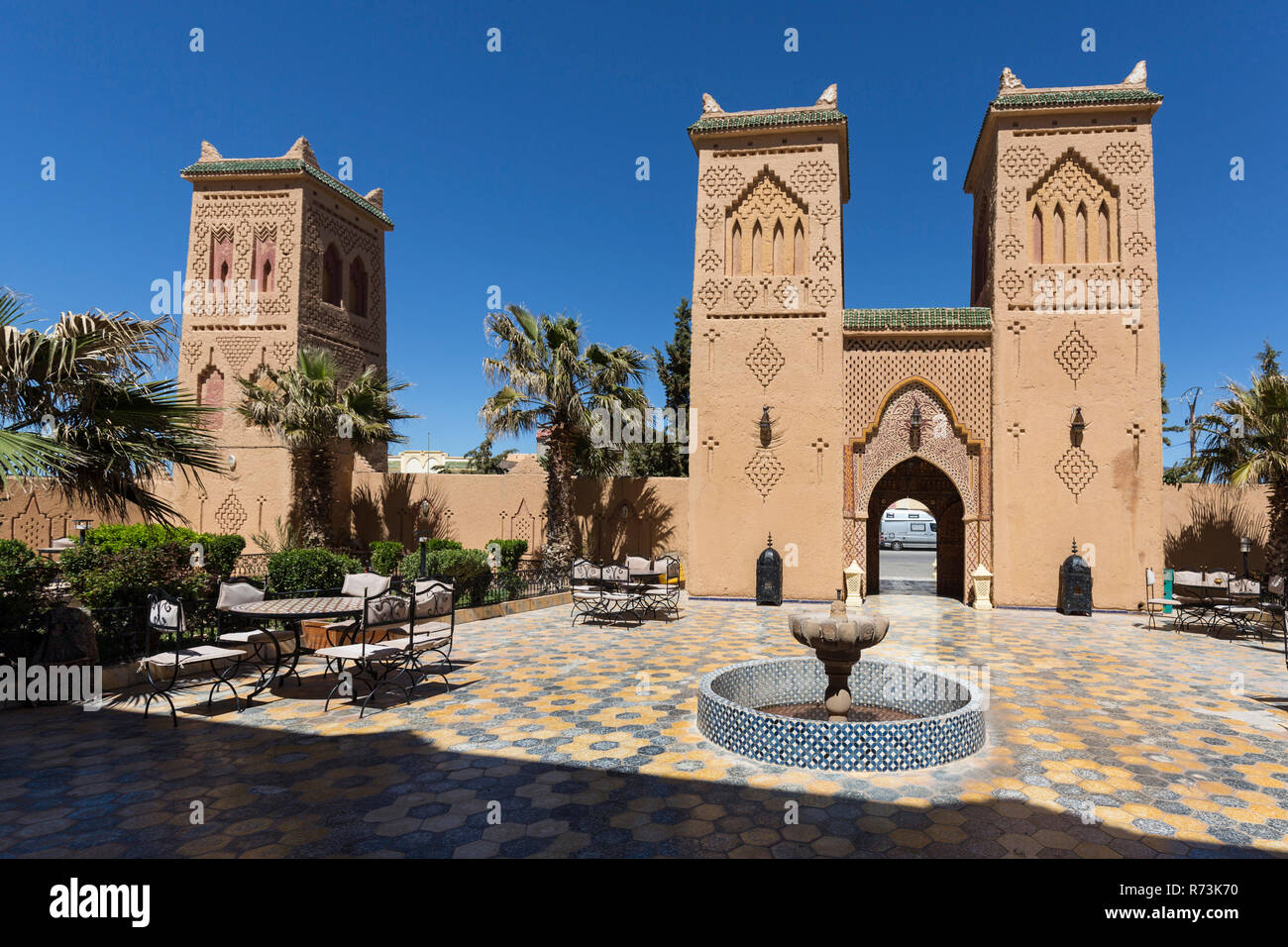 Midelt Riad Maroc, Asmaau Banque D'Images