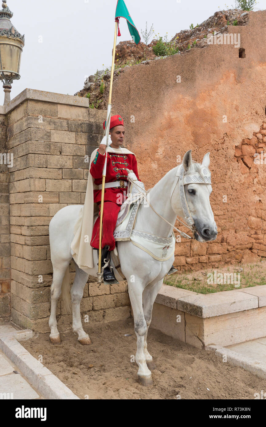 Mausolée de Rabat, le roi Mohammed V, Maroc Banque D'Images