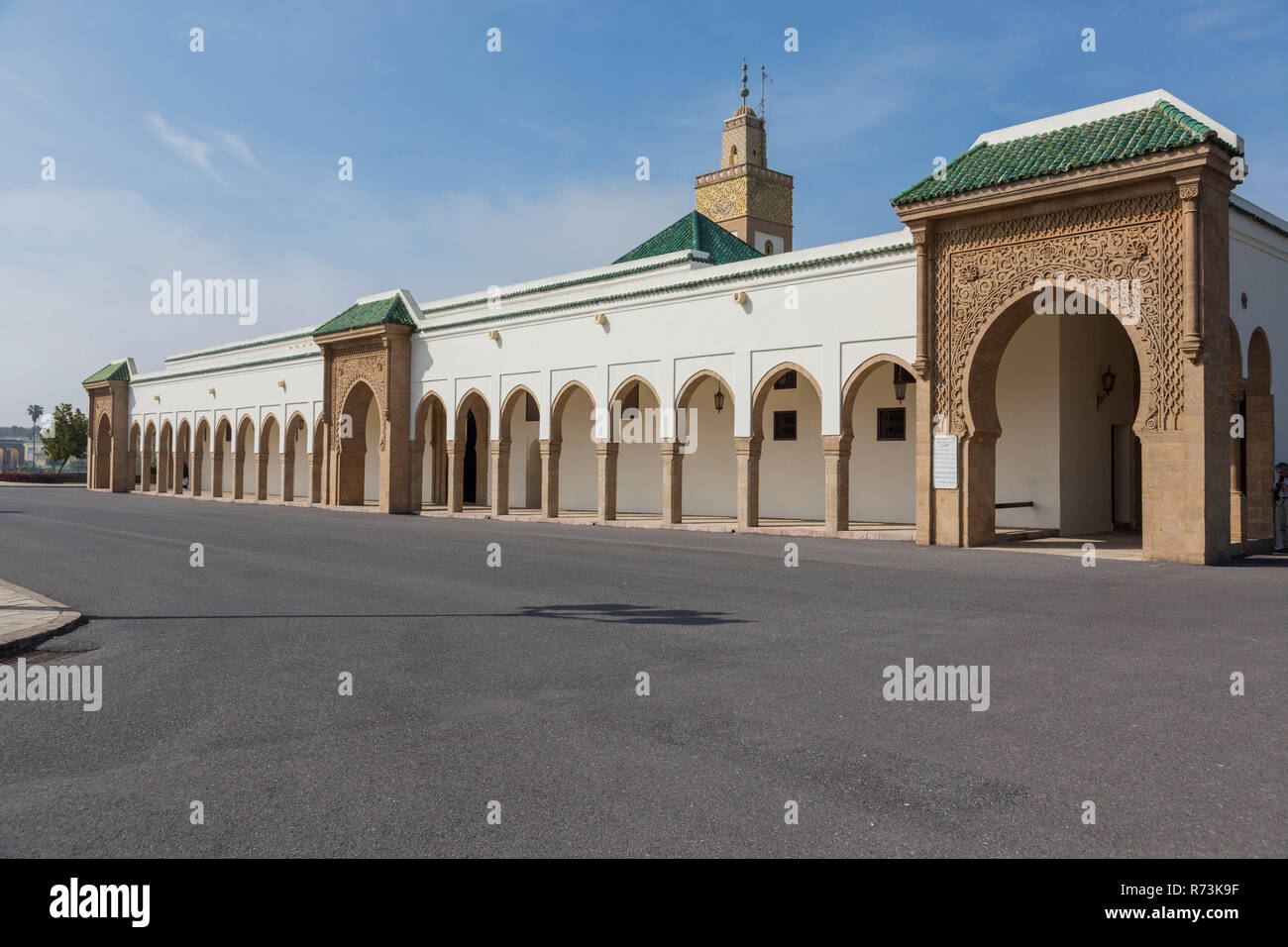 Rabat Mosquée royale Ahl Fas, Maroc Banque D'Images