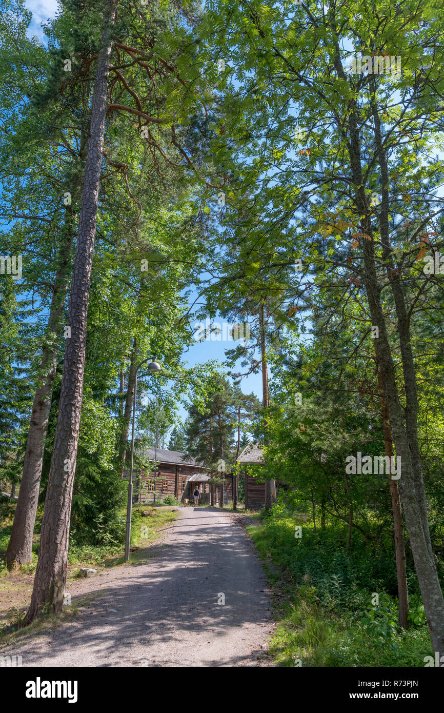 Musée en plein air de Seurasaari, Seurasaari, Helsinki, Finlande. Banque D'Images