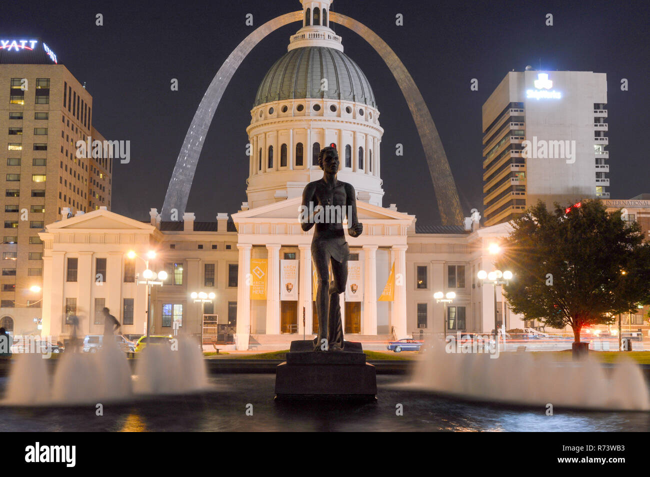 St.Louis, Missouri - USA - 6 septembre 2015 : Jefferson National Expansion Memorial Banque D'Images