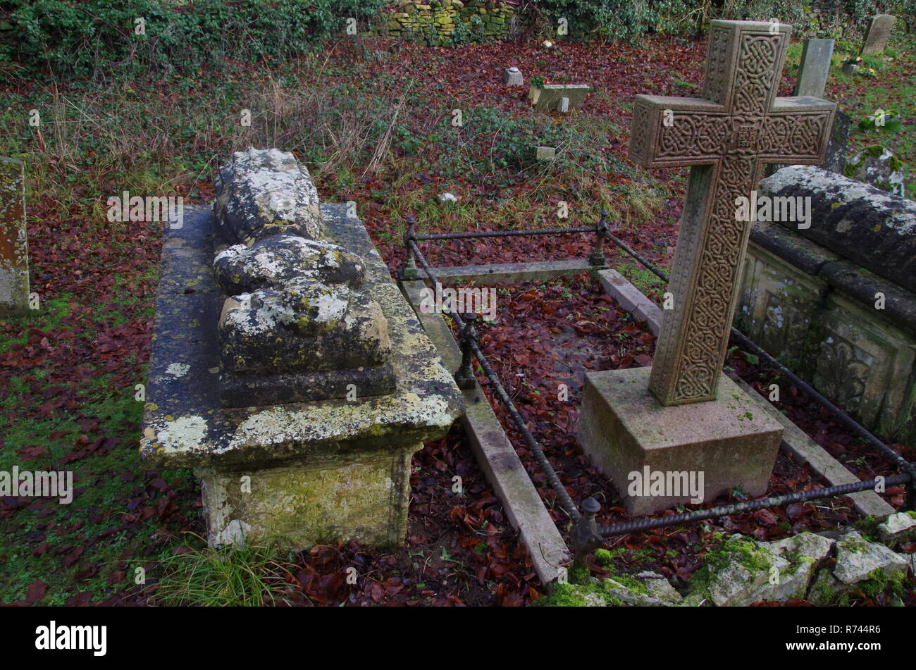 St Nicholas church. Oddington inférieur. Le Macmillan Way. Sentier de longue distance. Le Gloucestershire. Des Cotswolds. L'Angleterre. UK Banque D'Images