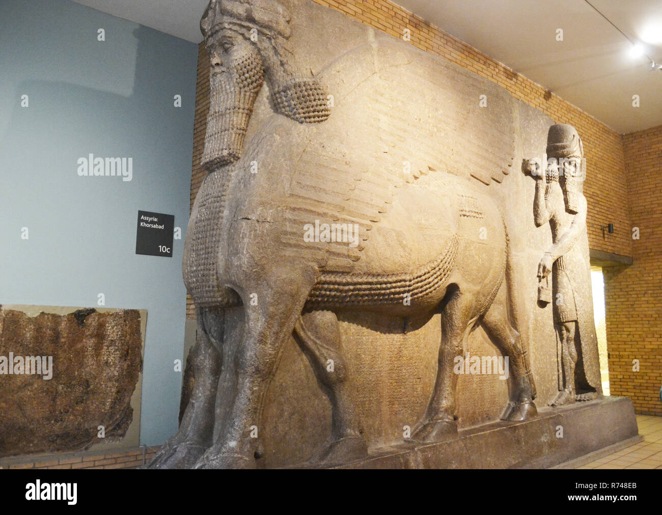 Khorsabad. L'Assyrien Gallery - une exposition permanente au British Museum, London, UK Banque D'Images