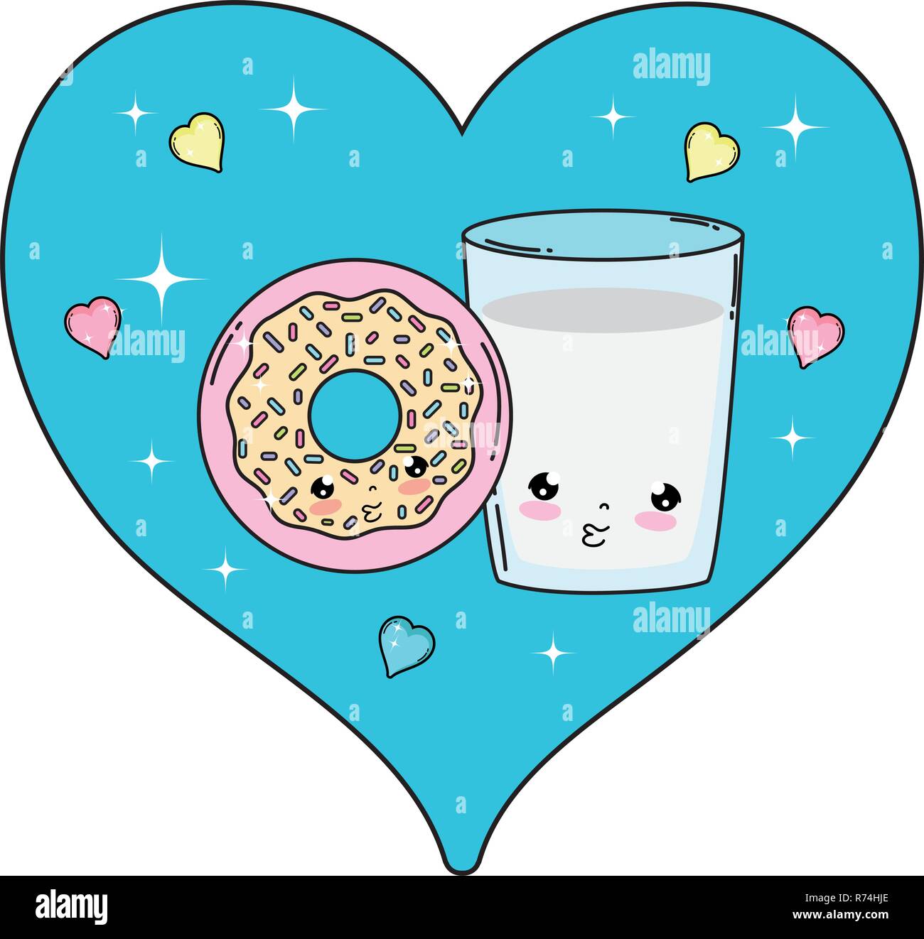 Cute Heart Love Kawaii Character Banque D Image Et Photos Alamy