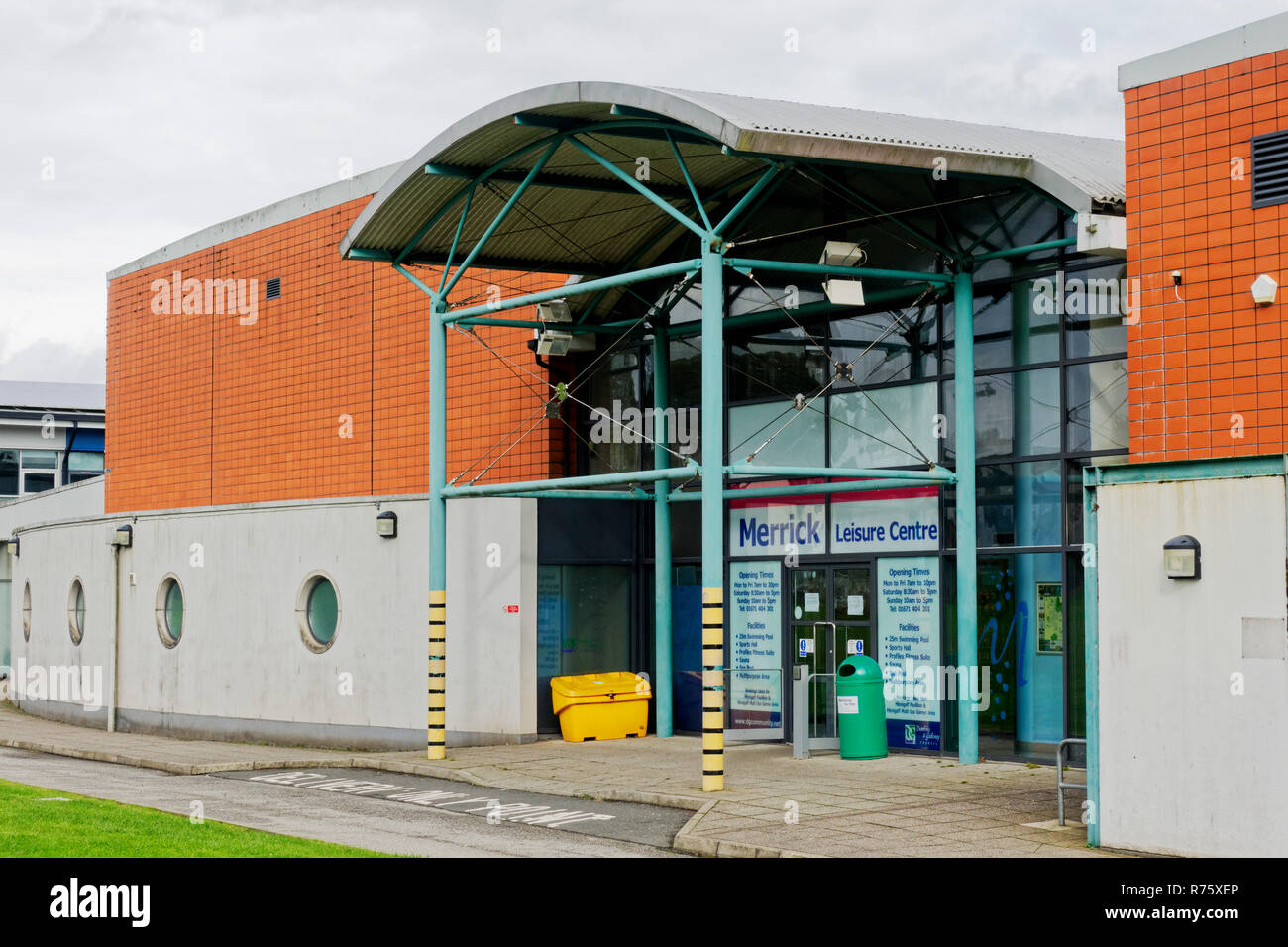 Le Garet centre de loisirs et piscine à Newton Stewart, Dumfries et Galloway, en Écosse. Banque D'Images