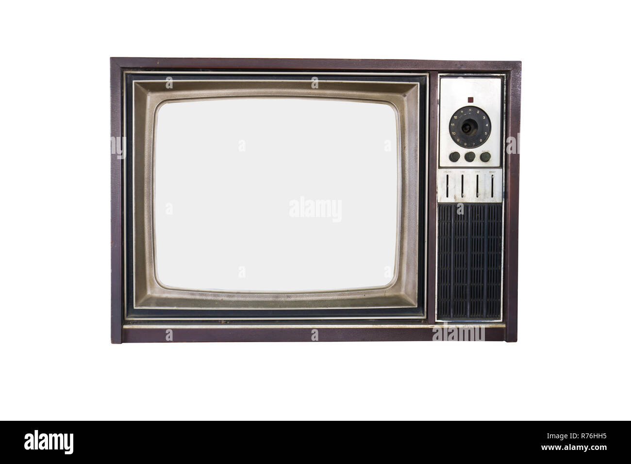 La télévision Vintage Retro Banque D'Images