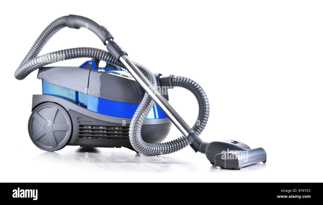 Aspirateur le plus pour une utilisation à domicile isolated on white Banque D'Images