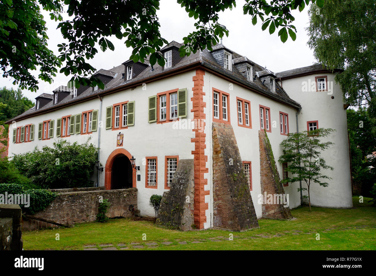 Schloss rothenbuch,ancien pavillon de chasse de Mayence Banque D'Images