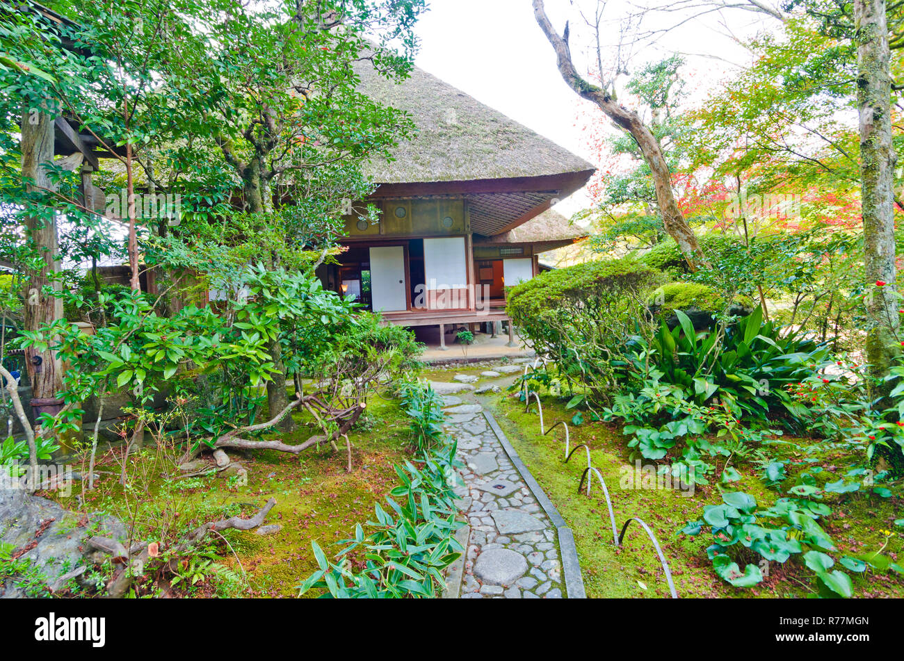 Garyu Sanso Villa à Ozu ville, préfecture d'Ehime, Shikoku, Japon Banque D'Images