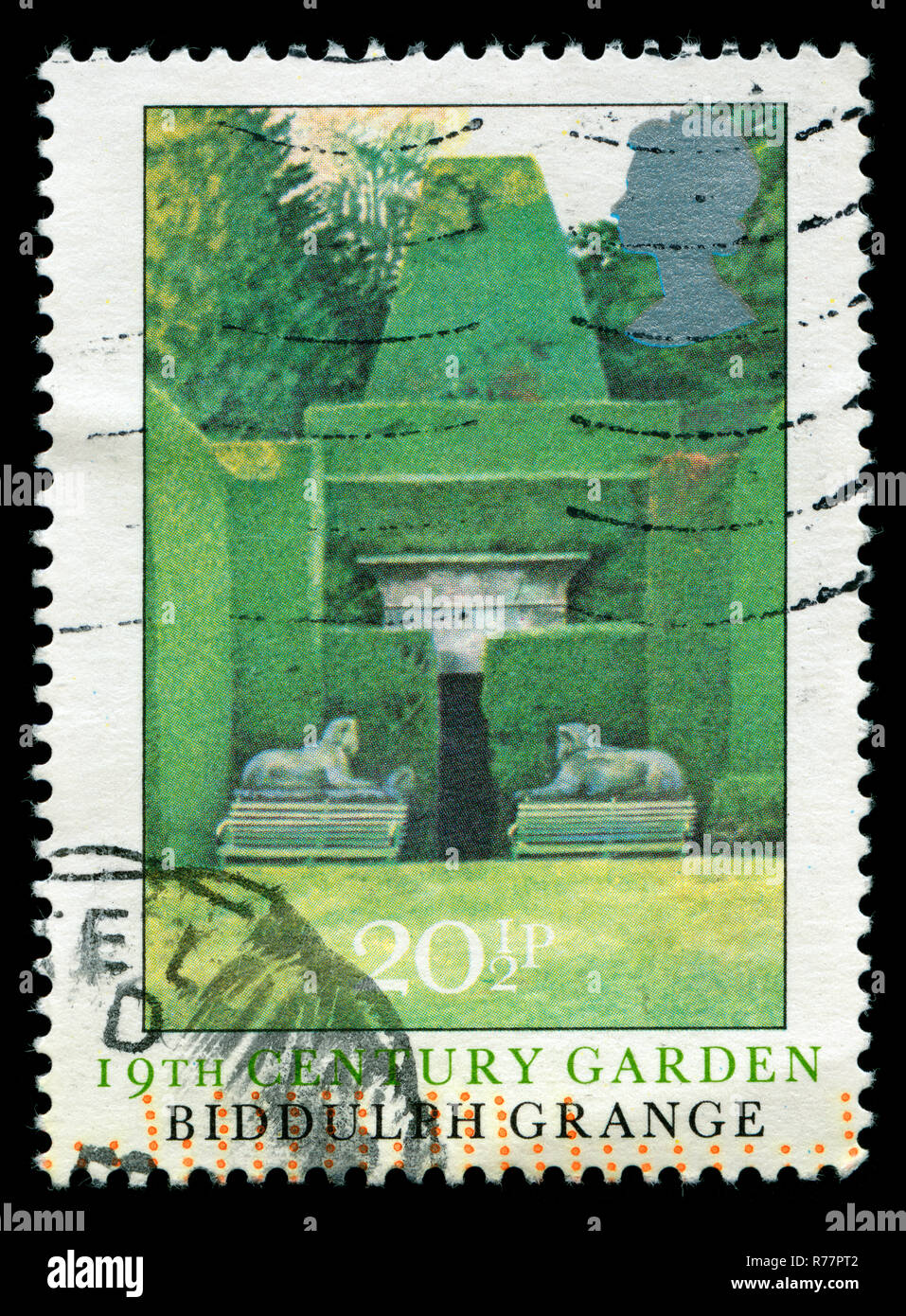 Timbre-poste à partir de la Grande-Bretagne dans la série Jardins britannique paru en 1983 Banque D'Images