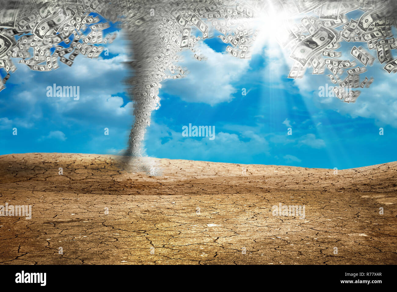 finance mondiale Banque D'Images