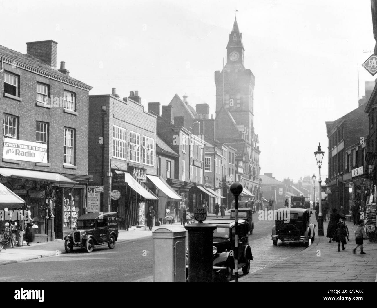 High Street, Congleton Banque D'Images