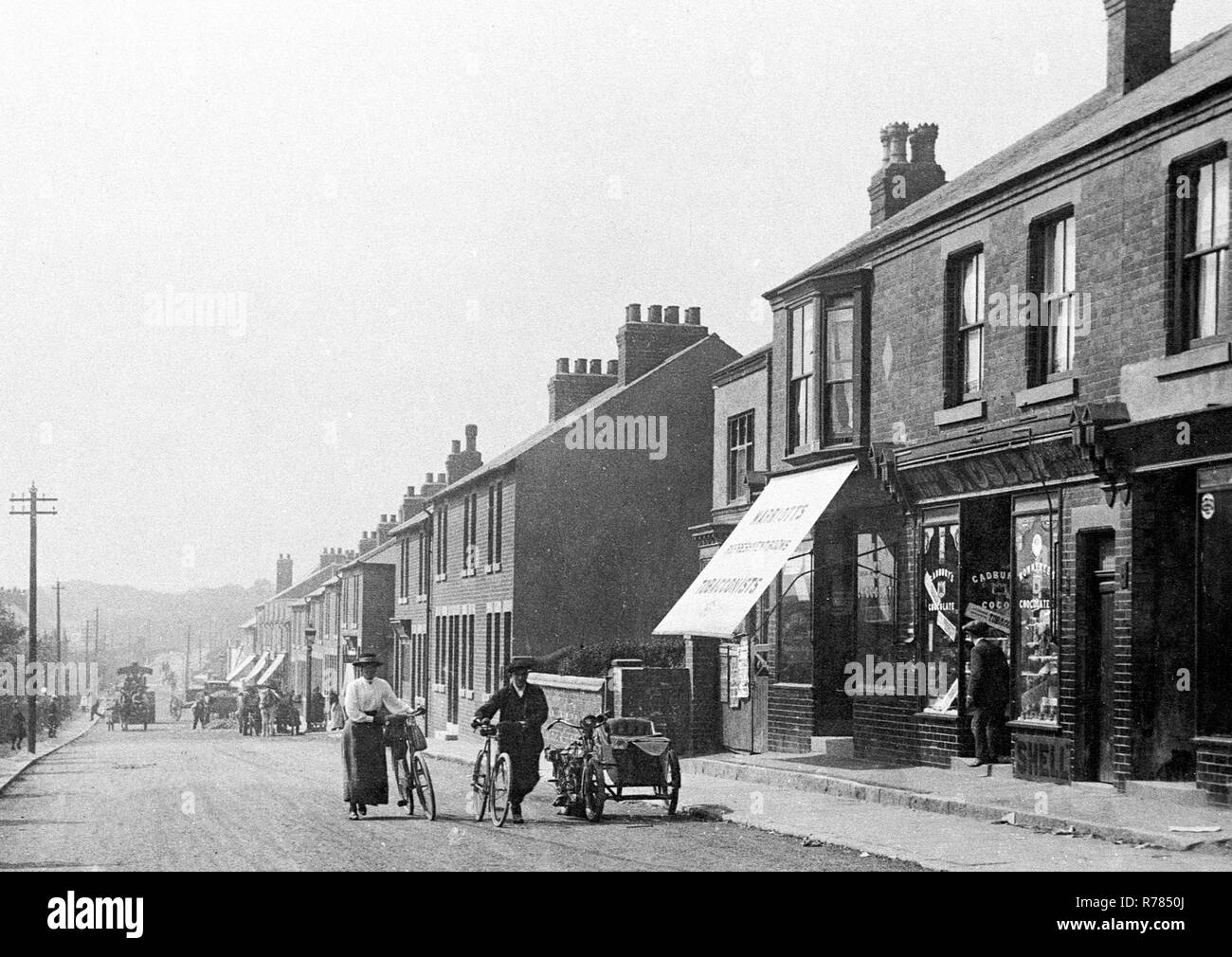 Clipstone Road, Forest Town Banque D'Images