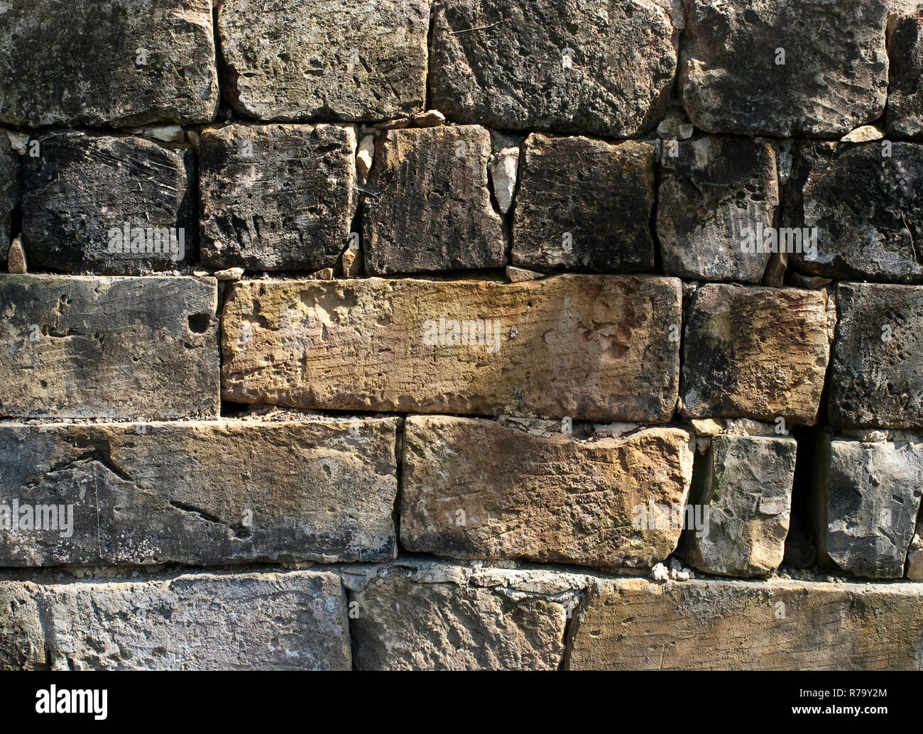 La texture du mur de maçonnerie et Banque D'Images