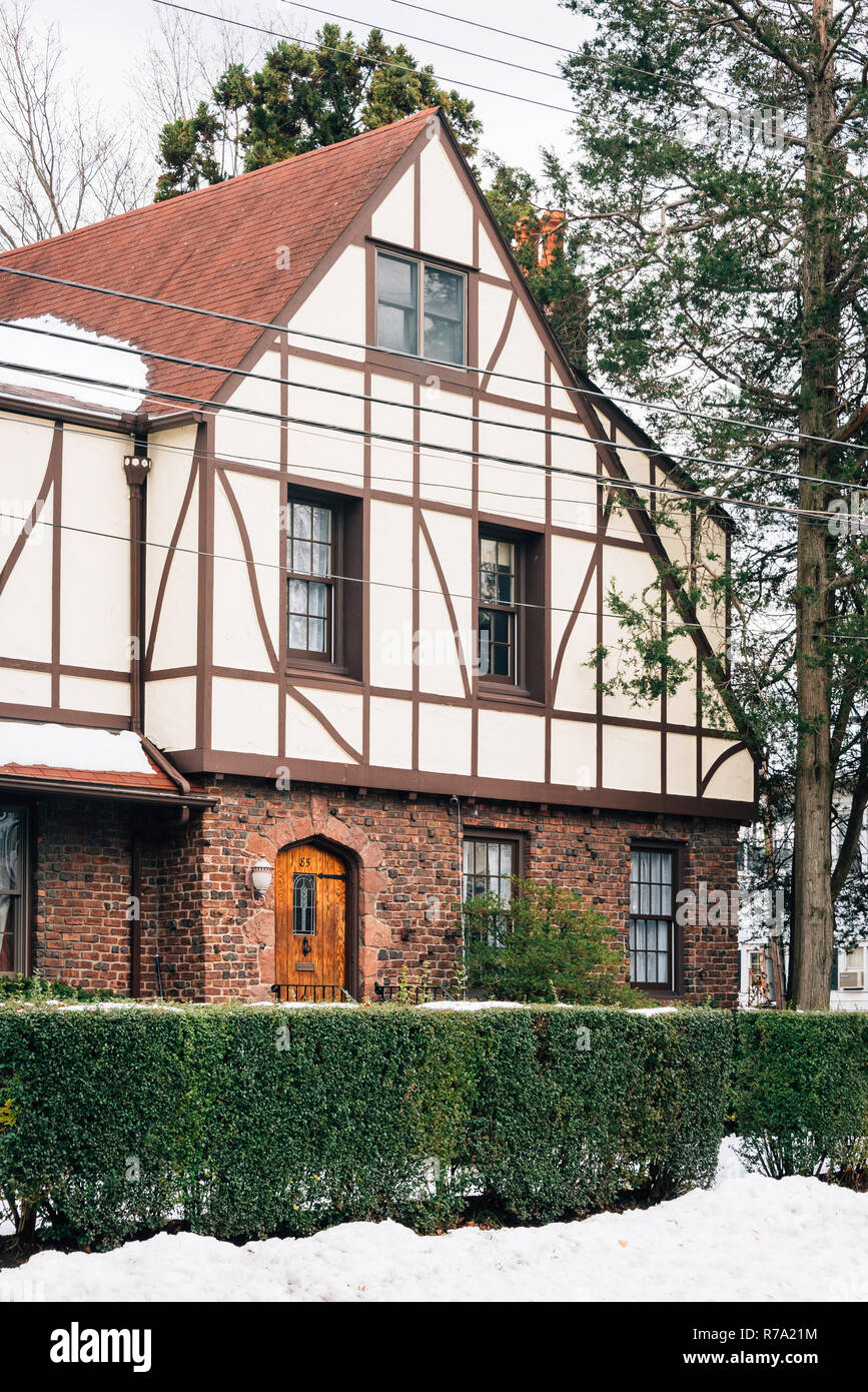 Une maison à Nyack, New York Banque D'Images