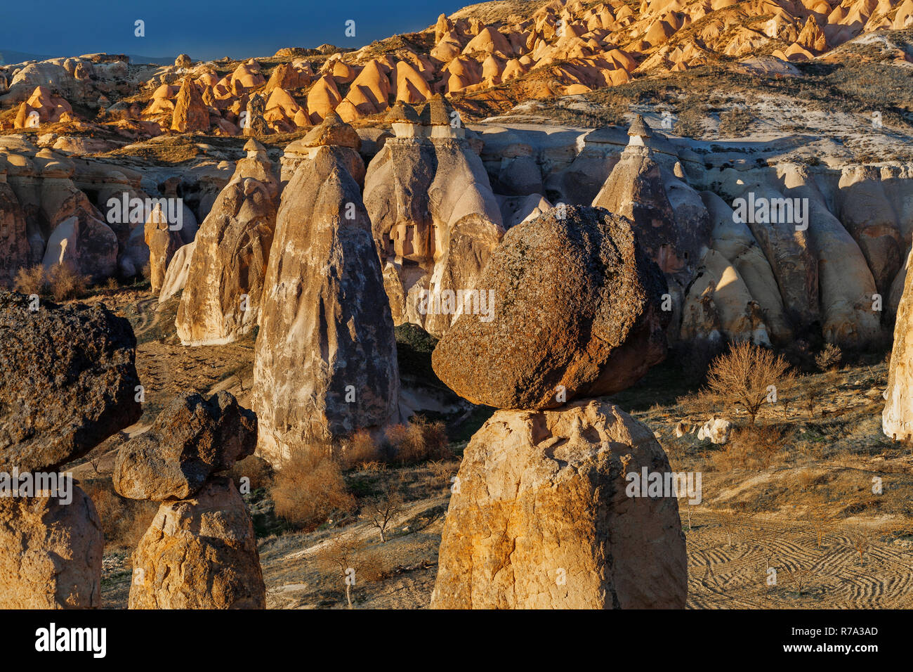 Les falaises de pierre maisons de fées Banque D'Images