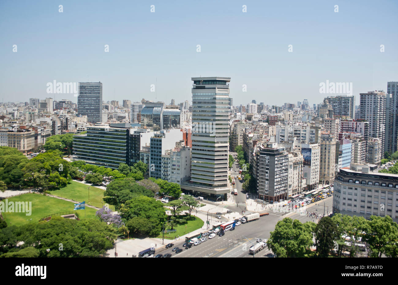 Plaza San Martin, Retiro, Buenos Aires, Argentine Banque D'Images