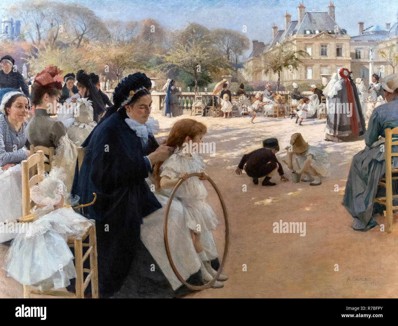Albert Edelfelt Les Jardins Du Luxembourg Banque De Photographies Et D albert-edelfelt-les-jardins-du-luxembourg-banque-de-photographies-et-d