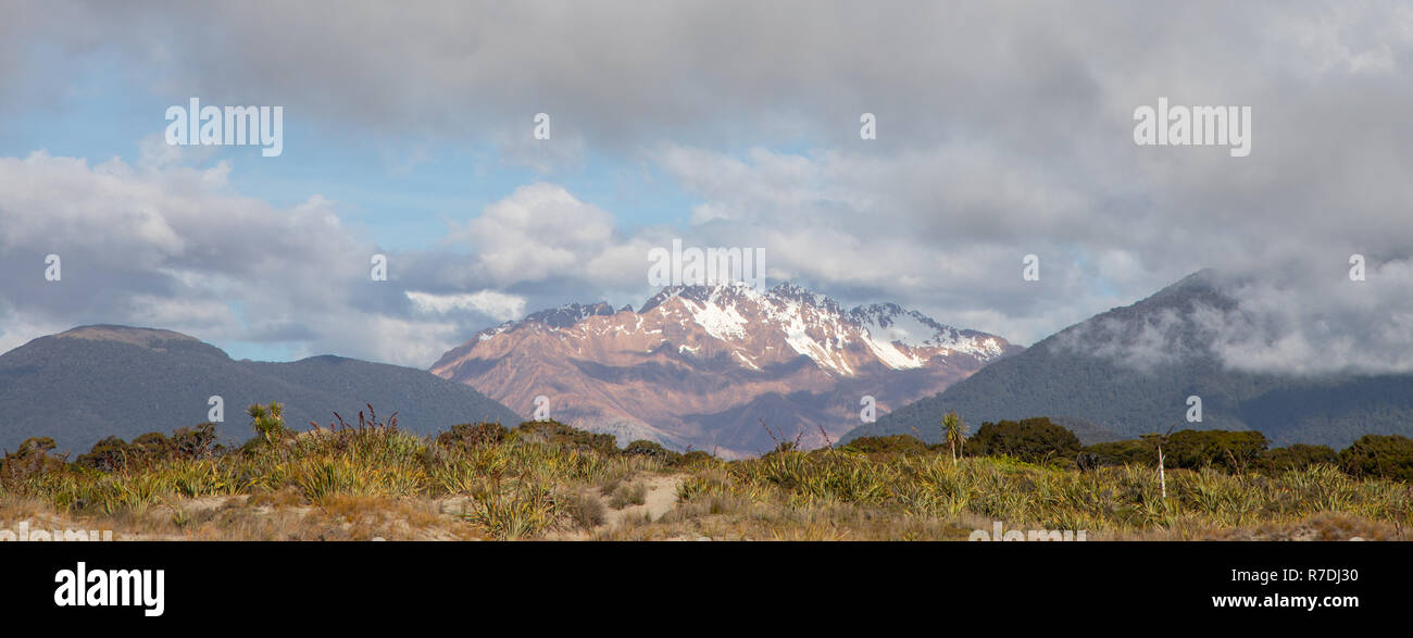 Red Mountain, Parc National de Fiordland, Nouvelle-Zélande Banque D'Images