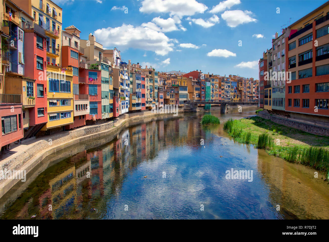 Ville de Gérone, Espagne Banque D'Images