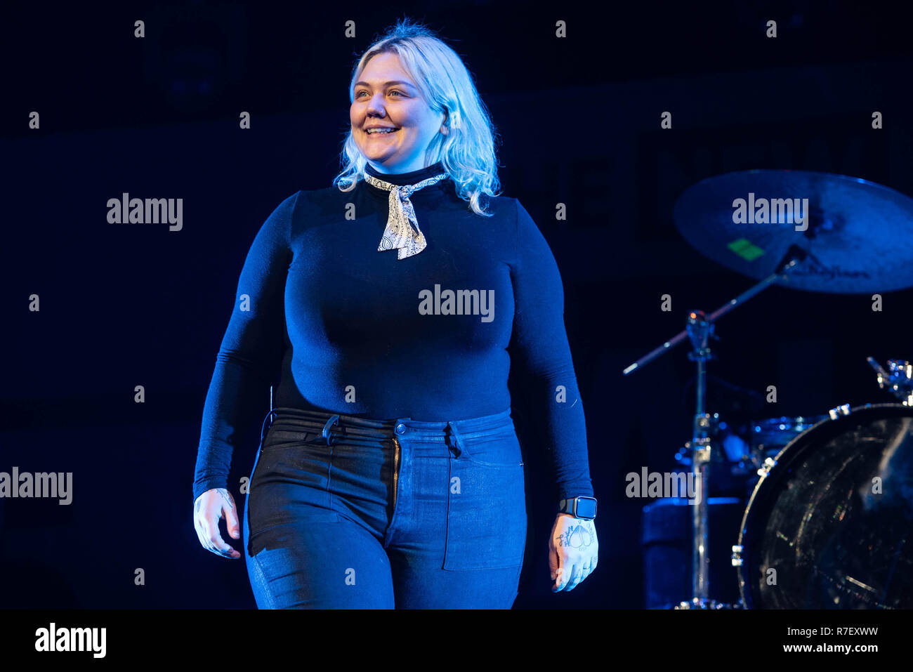 San Jose, Californie, USA. 8 décembre 2018. Elle procède à la King sur scène SAP Centre au cours de l'ALT 105,3 pas si douce nuit à San Jose, Californie. Photo : Chris Tuite/imageSPACE/MediaPunch MediaPunch Crédit : Inc/Alamy Live News Banque D'Images