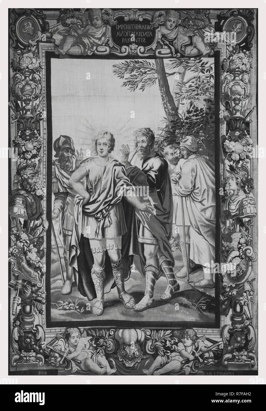 Phaéton demande à son père Apollon (Phoebus) pour sun-char Banque D'Images