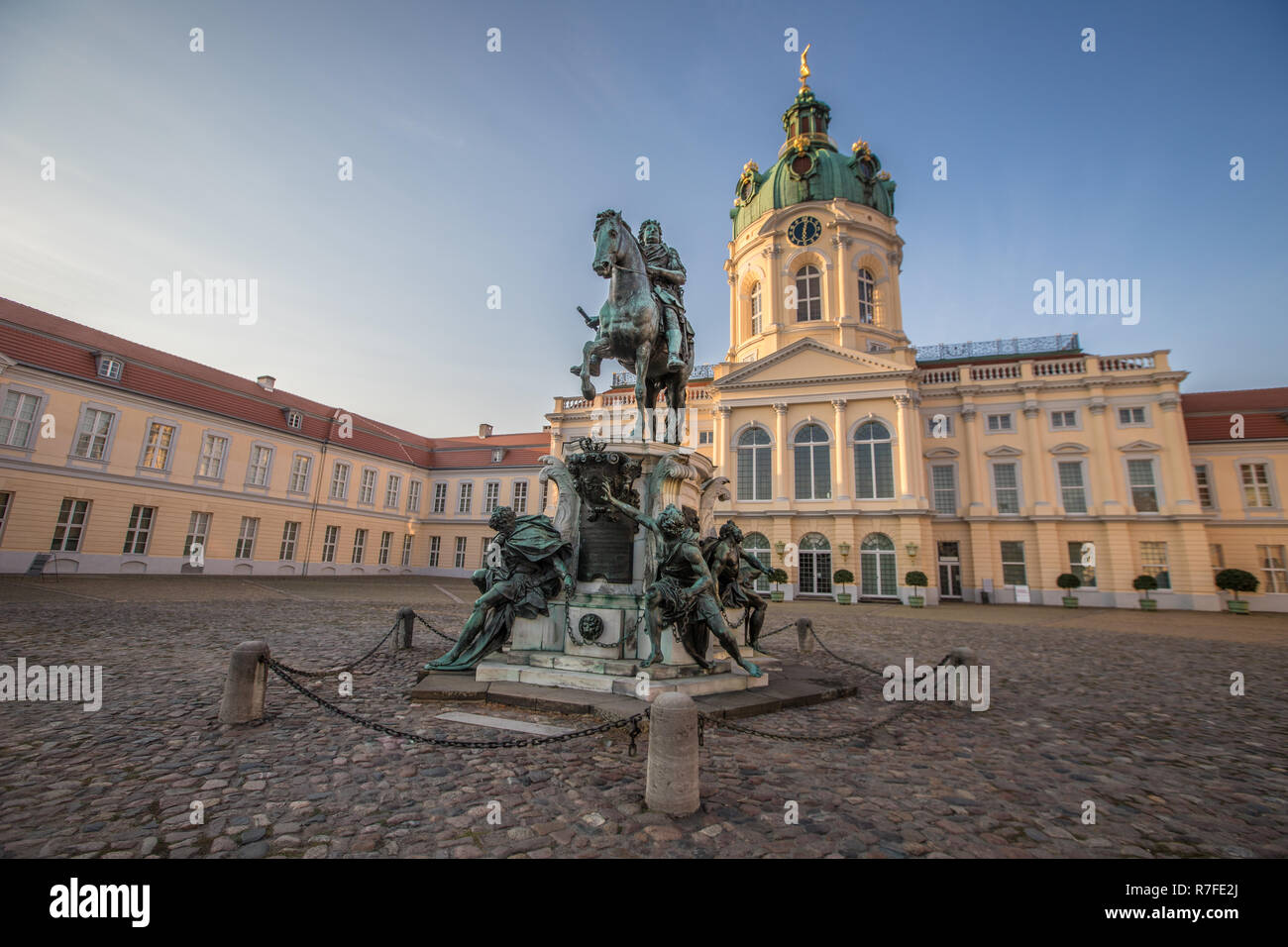 Le château de Charlottenburg à Berlin Banque D'Images