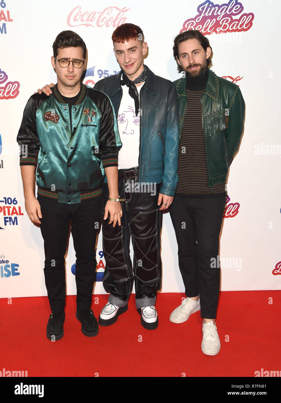 La photo doit être crédité ©Presse Alpha 079965 09/12/2018 Emre Olly turkmène Alexander Mikey Goldsworthy Ans et ans Contrats de Jingle Bell Ball avec Coca Cola à O2 Londres Banque D'Images