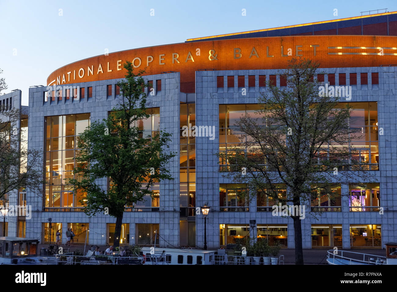 L'Opéra et le Ballet National Néerlandais à Amsterdam, Pays-Bas Banque D'Images
