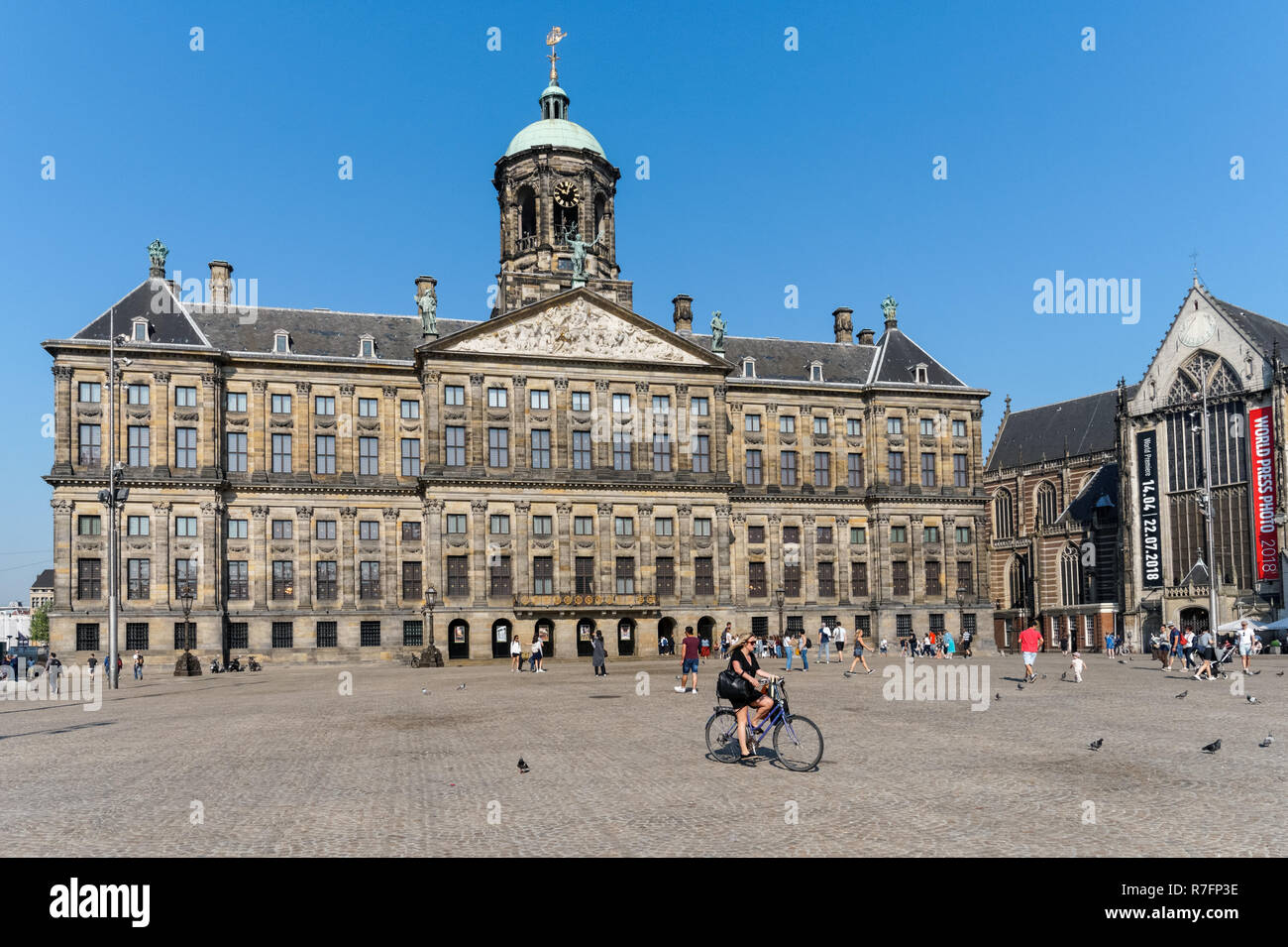 Palais Royal Amsterdam sur la Place Dam à Amsterdam, Pays-Bas Banque D'Images