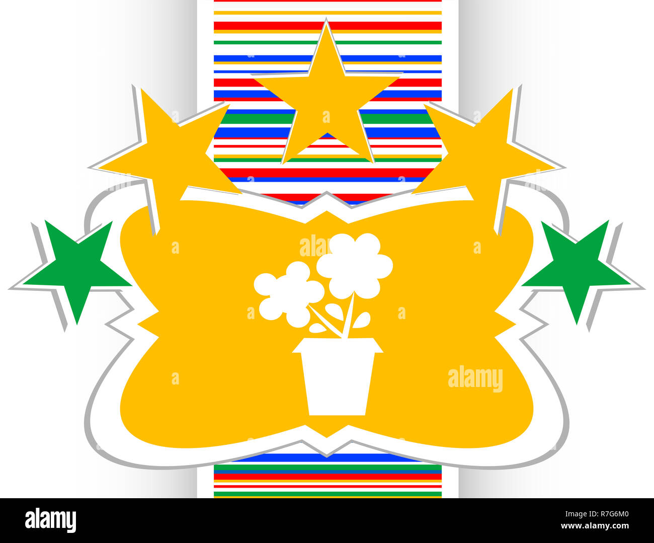 Web série fleur boutons pour site web ou app Banque D'Images