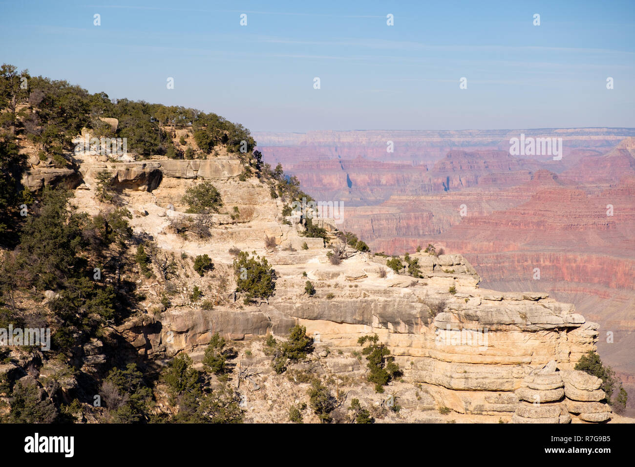 Photos de la rive sud du Grand Canyon Banque D'Images