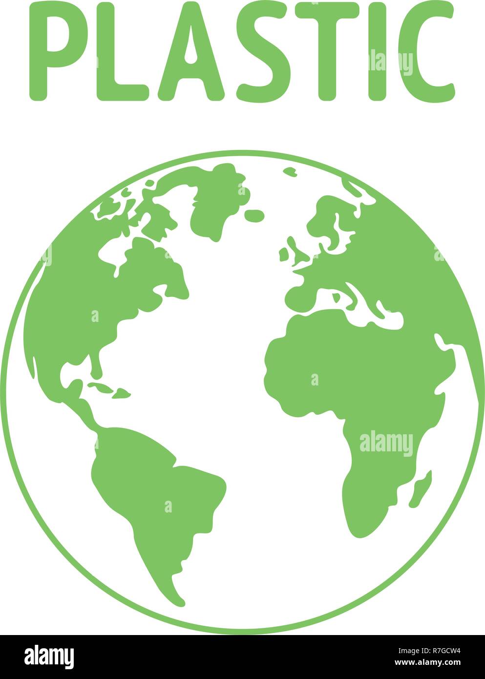 L'icône de la planète terre plate. Vector illustration pour la bannière web, web et mobile, de l'infographie. Illustration de Vecteur