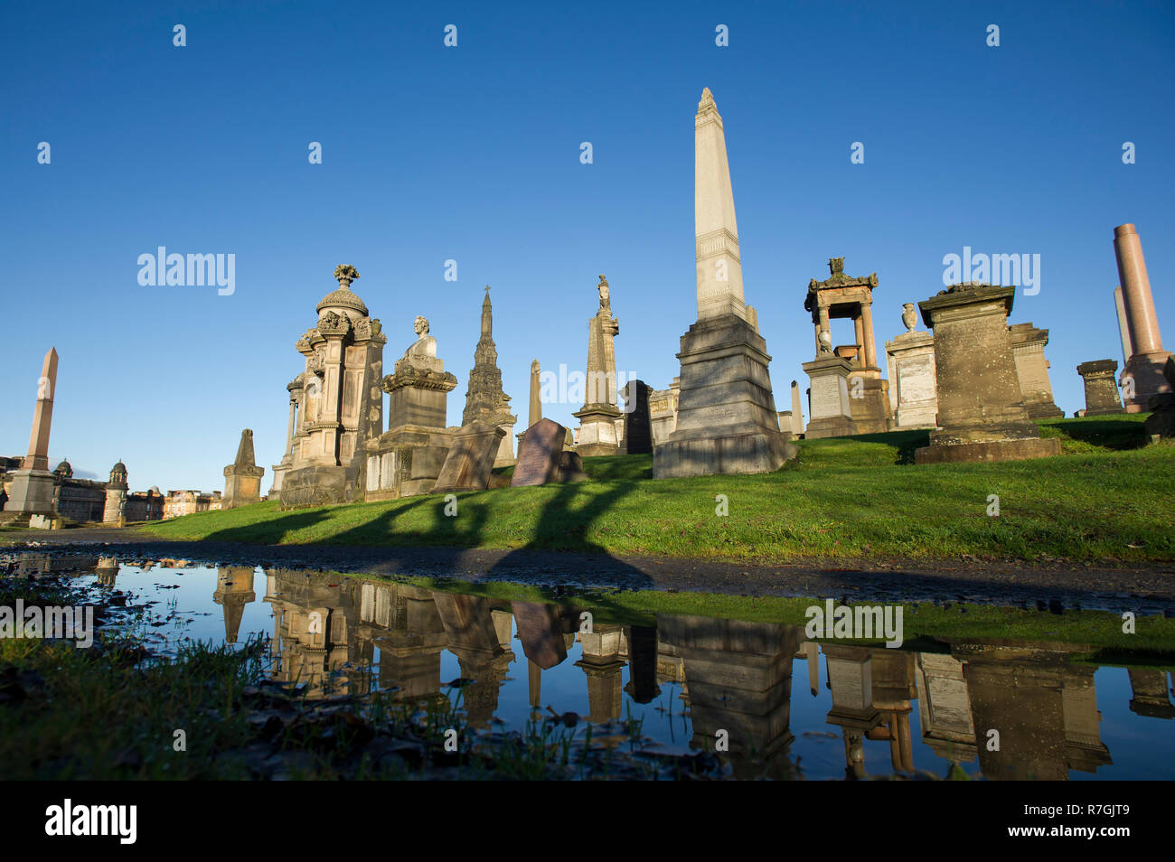 La nécropole de Glasgow , cimetière victorien à Glasgow, Ecosse Banque D'Images