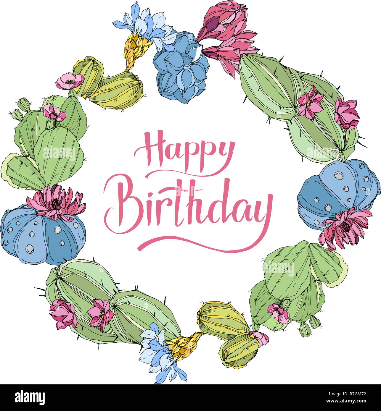 Fleur De Cactus De Vecteur L Art D Encre Gravee Ornement Cadre Frontiere Square Joyeux Anniversaire Monogramme L Ecriture La Calligraphie Image Vectorielle Stock Alamy Fleur De Cactus De Vecteur L Art D Encre Gravee Ornement Cadre Frontiere Square Joyeux Anniversaire Monogramme L Ecriture La Calligraphie Image Vectorielle Stock Alamy