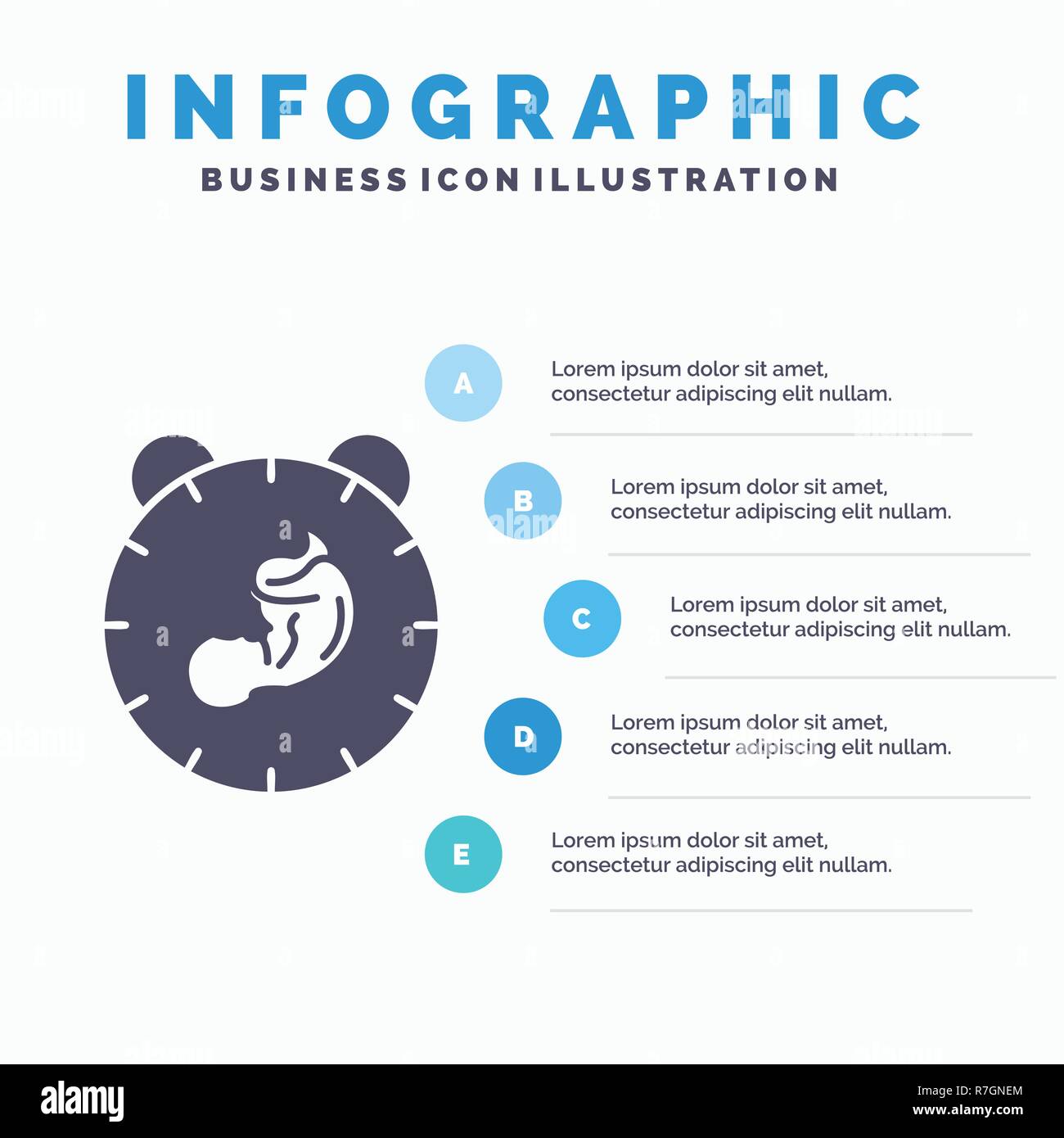 La Livraison Temps Bebe Naissance Enfant Des Infographies Modele Pour Site Web Et Presentation Glyph Icone Grise Avec Style Infographique Bleu Vector Illustration Image Vectorielle Stock Alamy