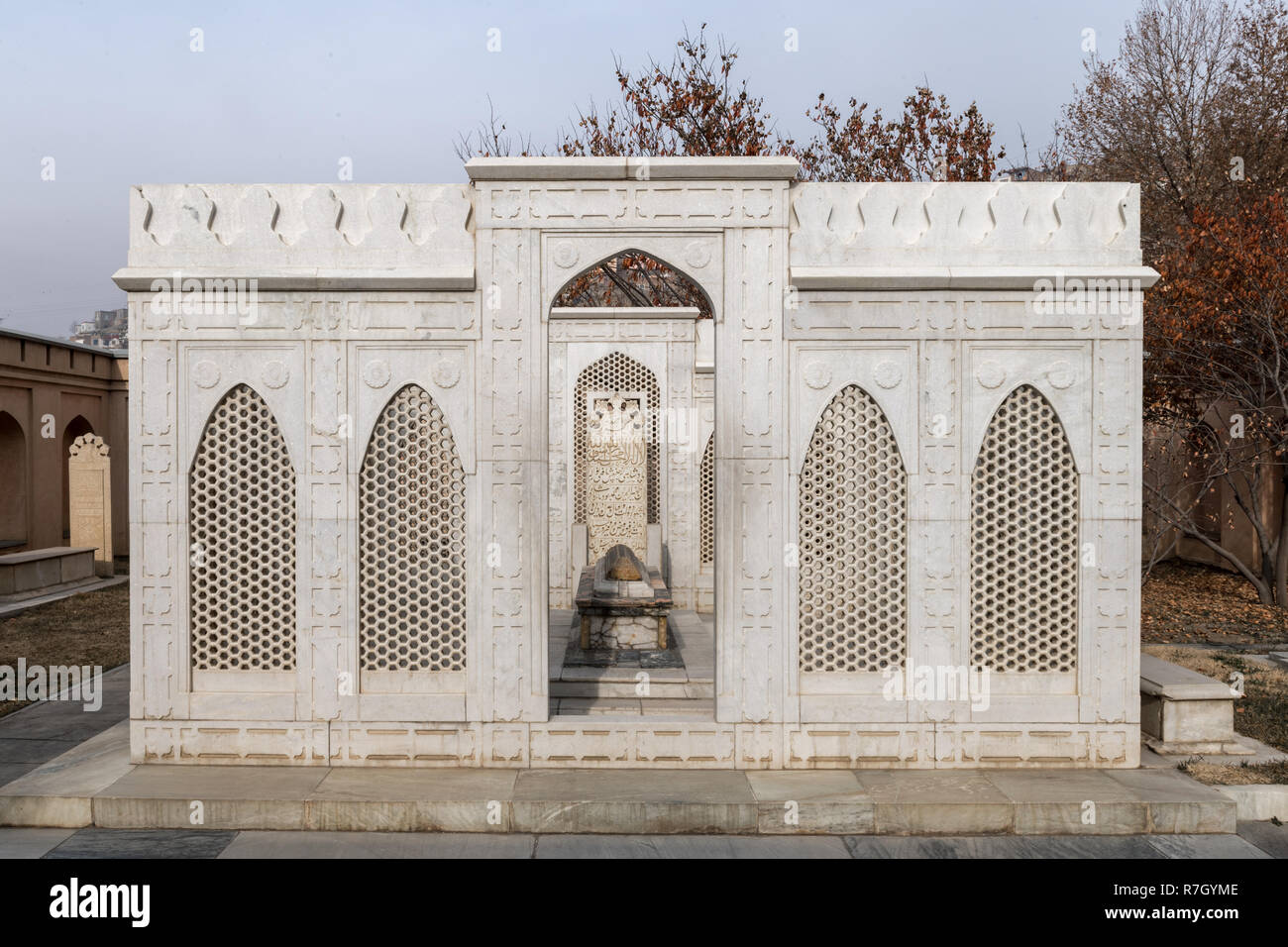 Tombeau de Babour, jardins de Babour, Kaboul, province de Kaboul, Afghanistan Banque D'Images