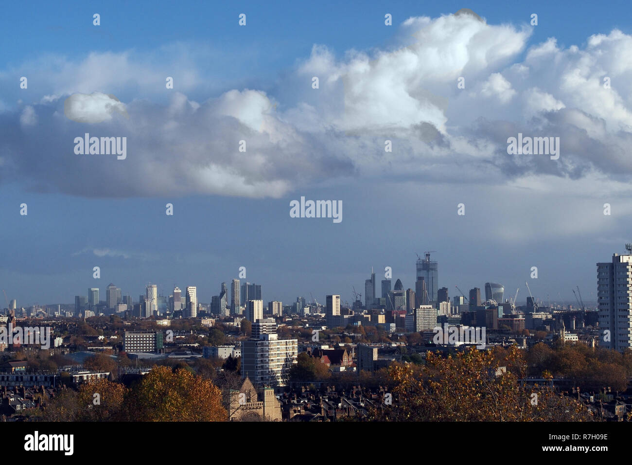 London UK City Skyline Banque D'Images