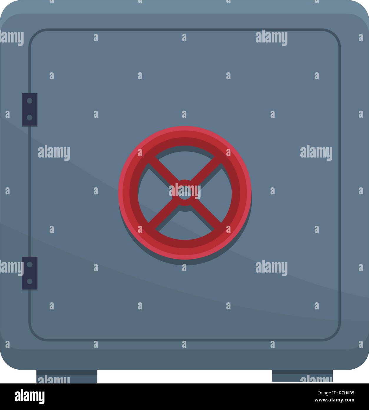 L'icône de banque en toute sécurité Illustration de Vecteur