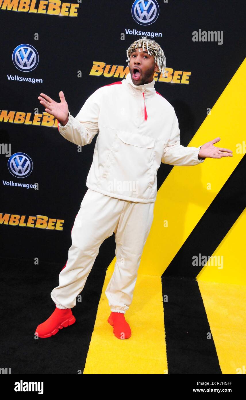Hollywood, Etats-Unis. 09Th Nov, 2018. HOLLYWOOD, CA - 9 décembre : Michael Holston assiste à Paramount Pictures présente la première mondiale de 'BumbleBee' le 9 décembre 2018 au Théâtre chinois de Grauman à Hollywood, Californie. Credit : Barry King/Alamy Live News Banque D'Images
