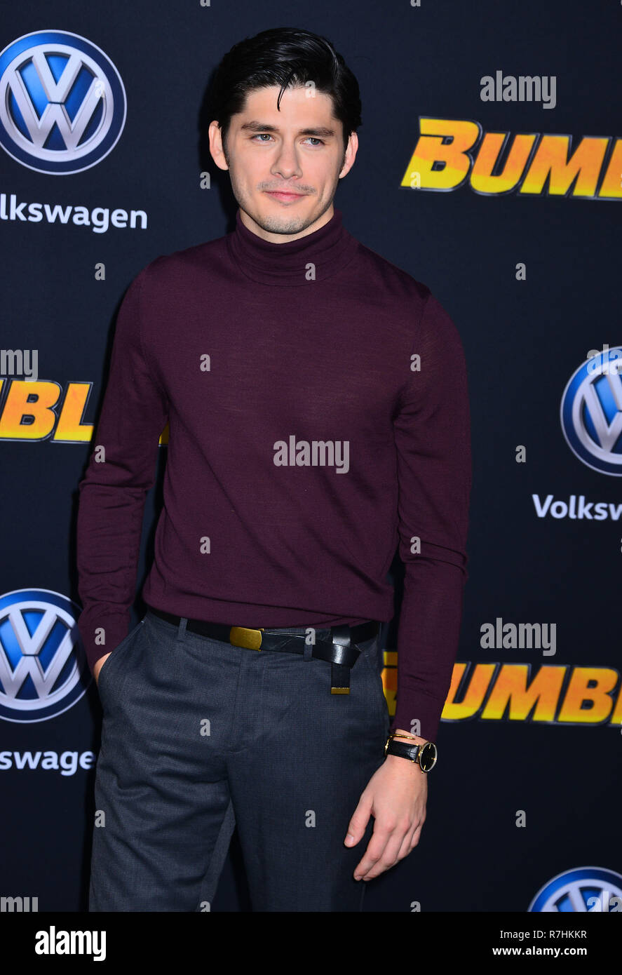 Los Angeles, USA. 09Th Nov, 2018. Ricardo Hoyos arrive à la première de Paramount Pictures' 'Bumblebee' au théâtre chinois de Grauman le 9 décembre 2018 à Hollywood, Californie. Credit : Tsuni/USA/Alamy Live News Banque D'Images
