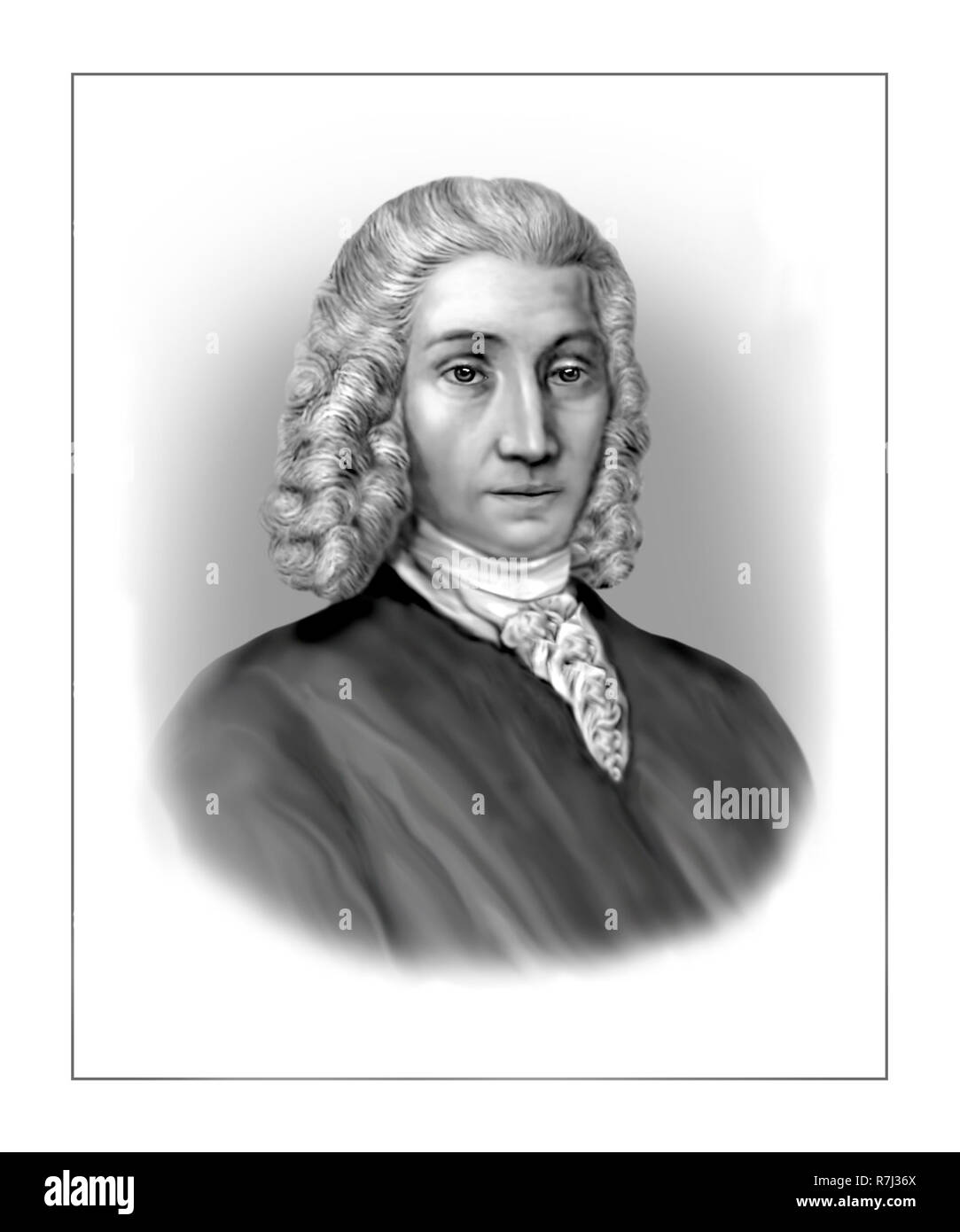 Anders Celsius 1701 - 1744 Mathématicien, physicien astronome suédois Banque D'Images
