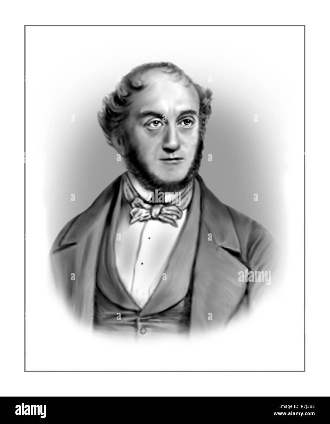 John Elliotson 1791 - 1868 médecin écossais Banque D'Images