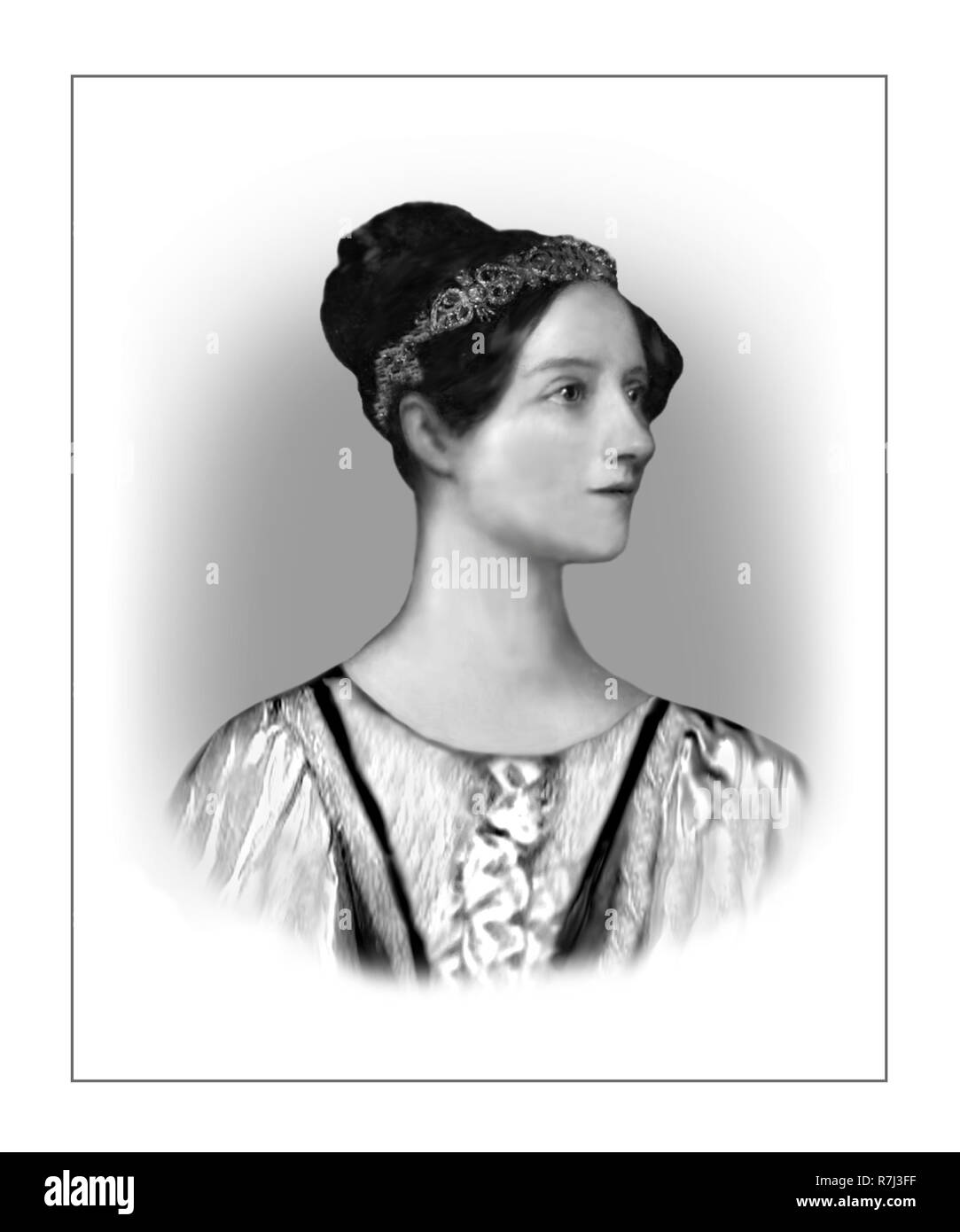 Ada Lovelace 1815 - 1852 mathématicien anglais Writer Banque D'Images