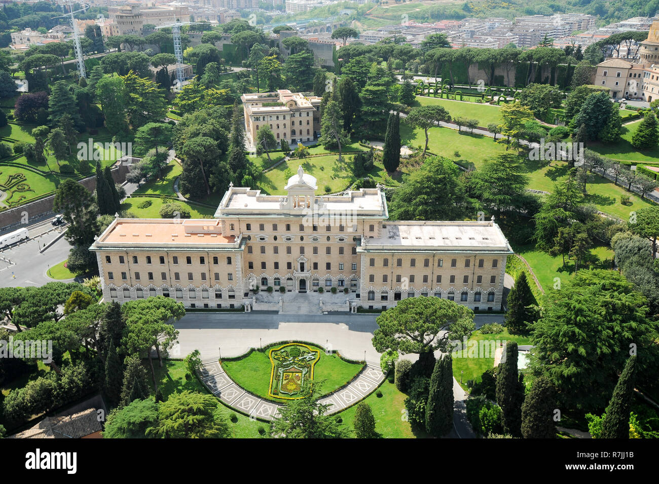 Pontificia Commissione per lo Stato della Città del Vaticano (Commission Pontificale pour l'état de la Cité du Vatican), Giardini Vaticani (Jardins du Vatican Banque D'Images