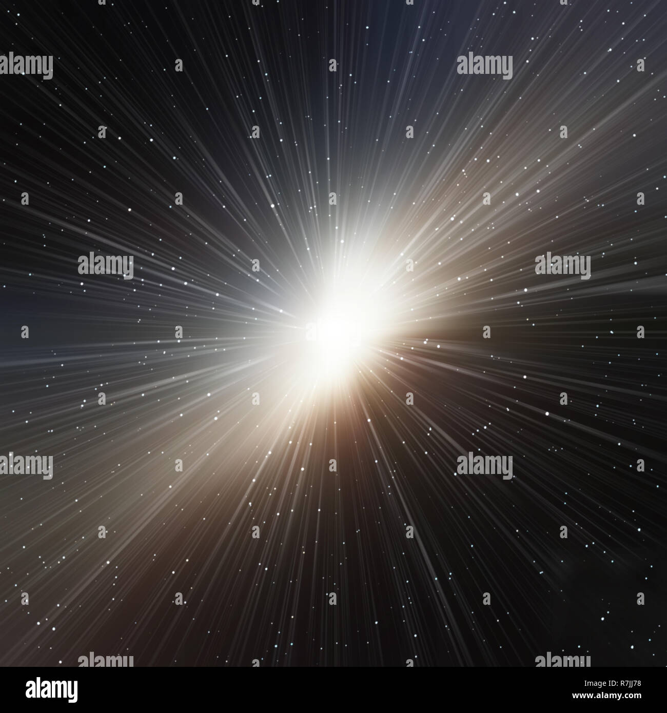 Explosion de Supernova dans l'espace Banque D'Images