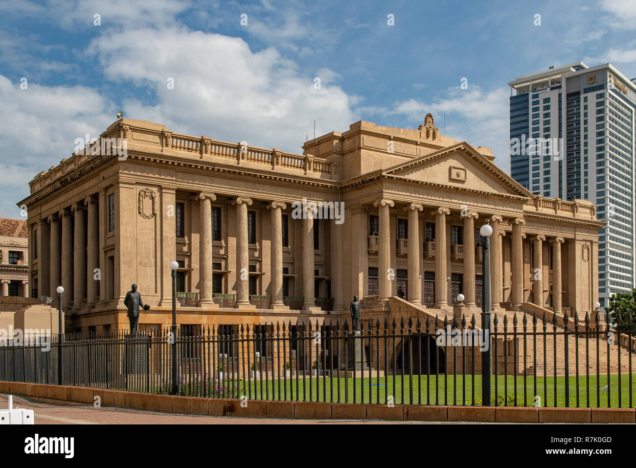 Ancien bâtiment du parlement national, Colombo, Sri Lanka Banque D'Images